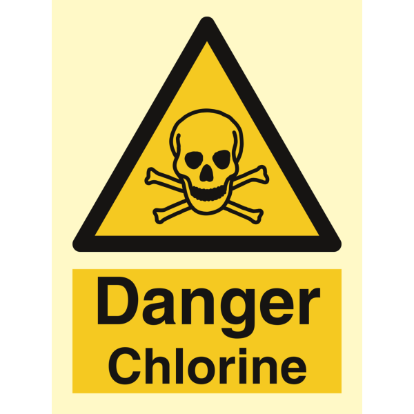Danger Chlorine - IMO Hazard & Warning sign - IMPA 337601
