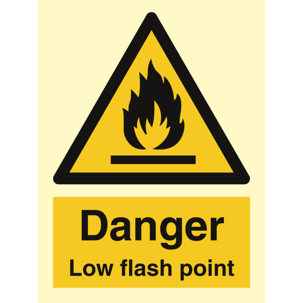 Danger Low flash point