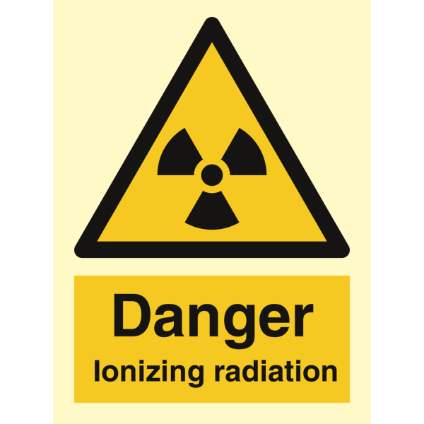 Danger Ionizing radiation - IMO Hazard & Warning sign - IMPA 337670