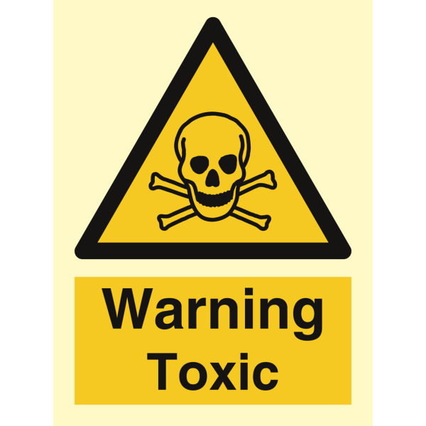 Warning Toxic - IMO Hazard & Warning sign - IMPA 337600