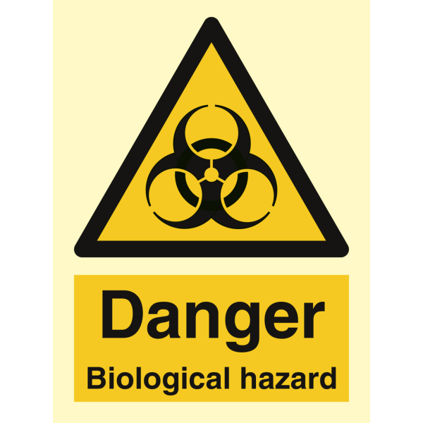 Danger Biological hazard - IMO Hazard & Warning sign - IMPA 337680