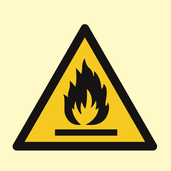 Danger of fire - IMO Hazard & Warning sign - IMPA 337509