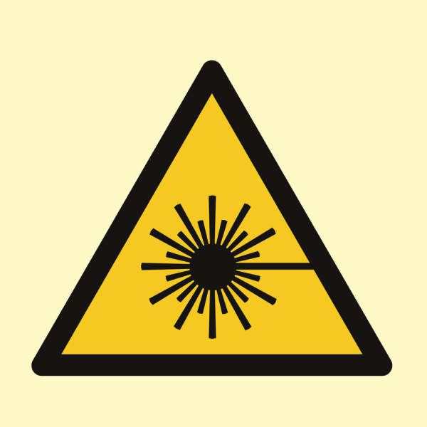 Laser - IMO Hazard & Warning sign
