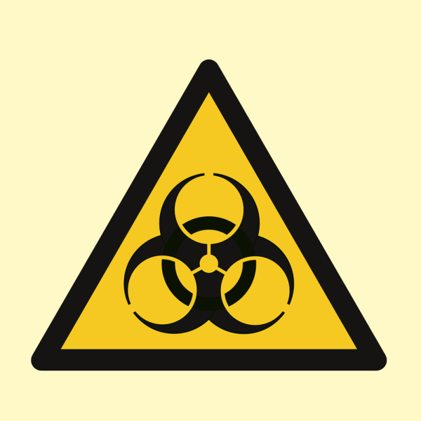Biological hazard - IMO Hazard & Warning sign - IMPA 337514