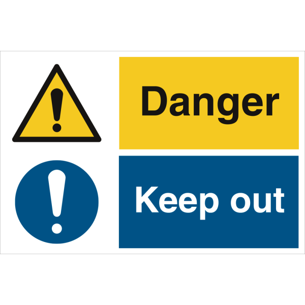 Danger - Keep out - IMO Combi sign - IMPA 333112