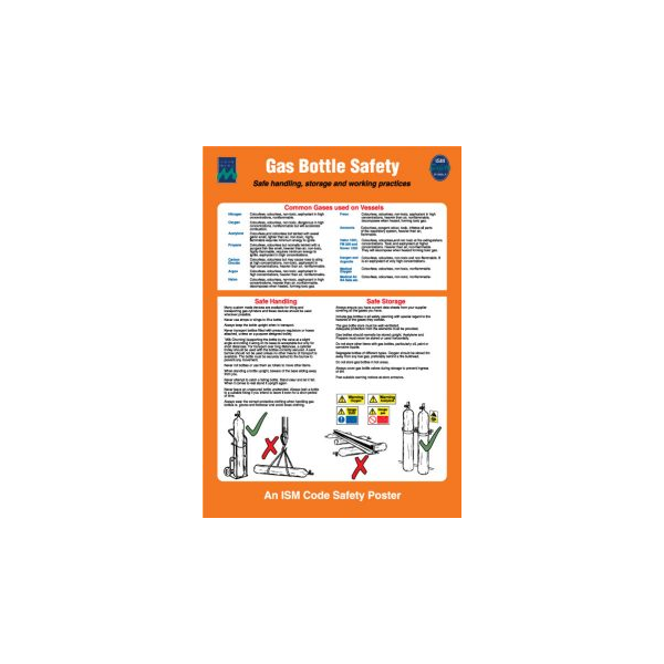 Gas Bottle Safety - 480 x 330 mm
