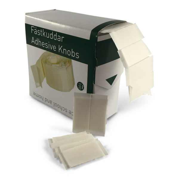 Putetape dobbeltsidig - 100 stk limputer i størrelse 12 x 25 mm