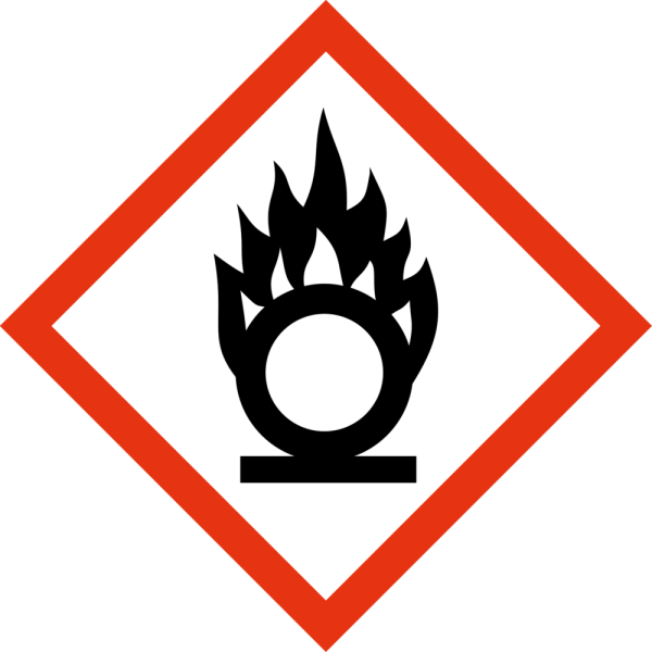 GHS 03 faresymbol - Oksiderende - Flere varianter