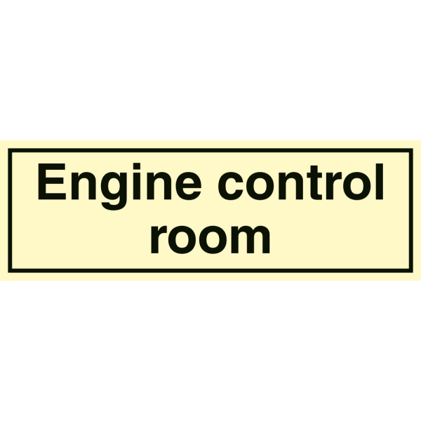 Engine control room - IMO Accomodation sign - IMPA 332877