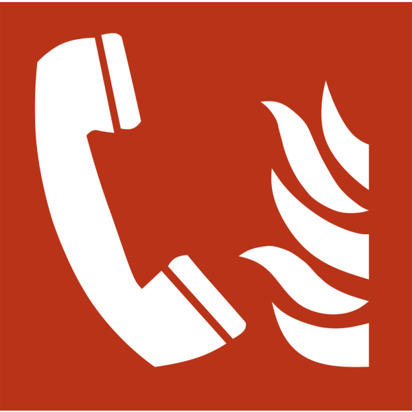 Fire telephone - Klar vinyl - 50 x 50 mm