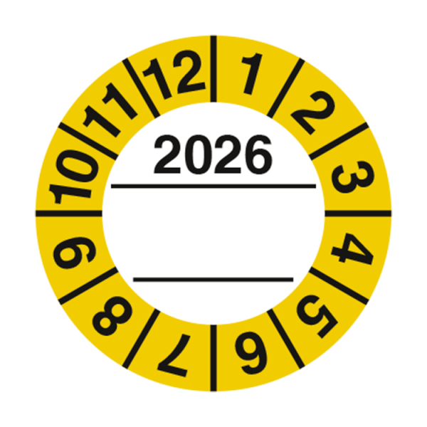  2026 Kalibreringsmerker med tekstfelt