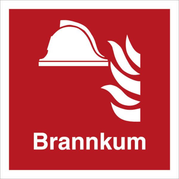 Brannkum - Brannskilt ISO 7010 F007