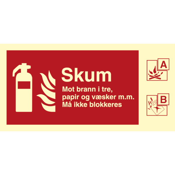 Brannslukningsapparat - Brannskilt ISO 7010 F001