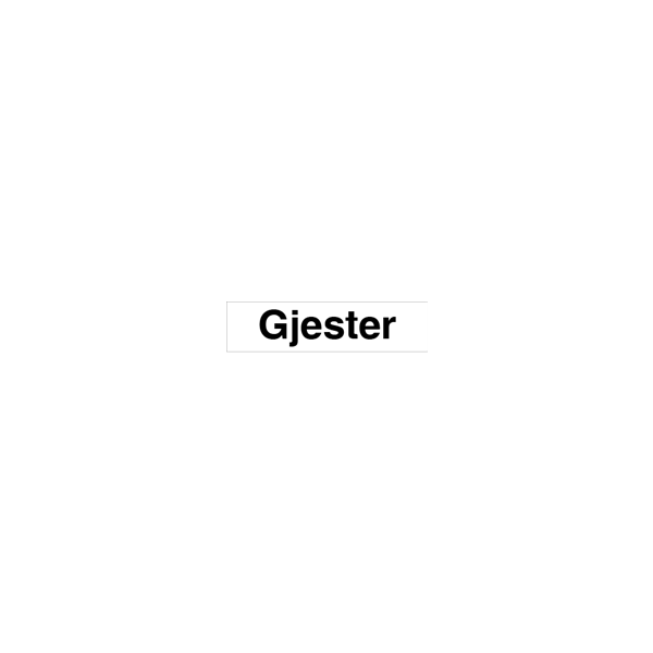 Gjester - Alu-sandwichplate - 100 x 400 mm
