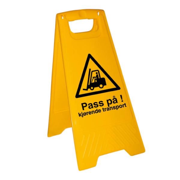 Pass På! Kjørende transport - Plast - 600 x 300 mm
