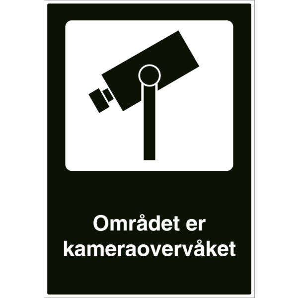 Området er kameraovervåket 