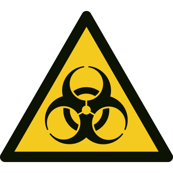 Biologisk fare - Fareskilt ISO 7010 W009