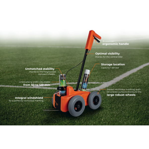 SOPPEC Driver Sport merkevogn for ujevne underlag