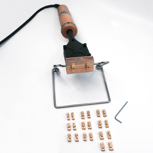 Brennstempel for serienummer - Messing 80W