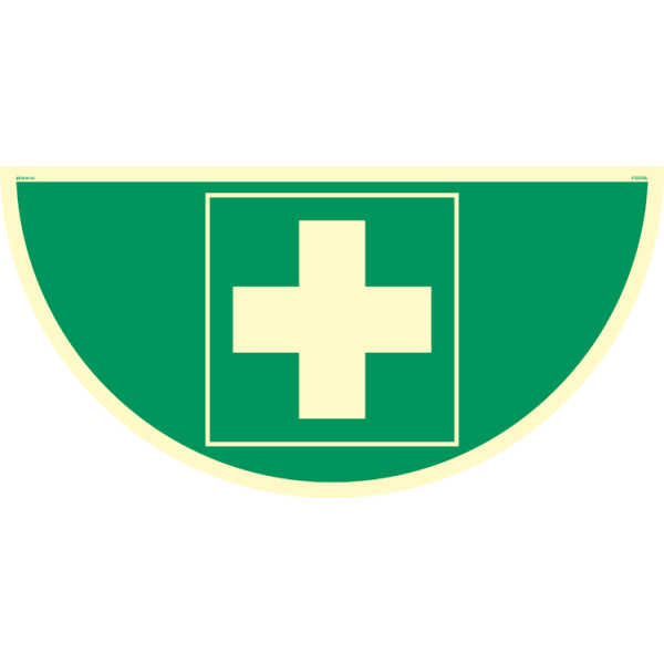 Førstehjelp - Etterlysende Gulvskilt - ISO 7010