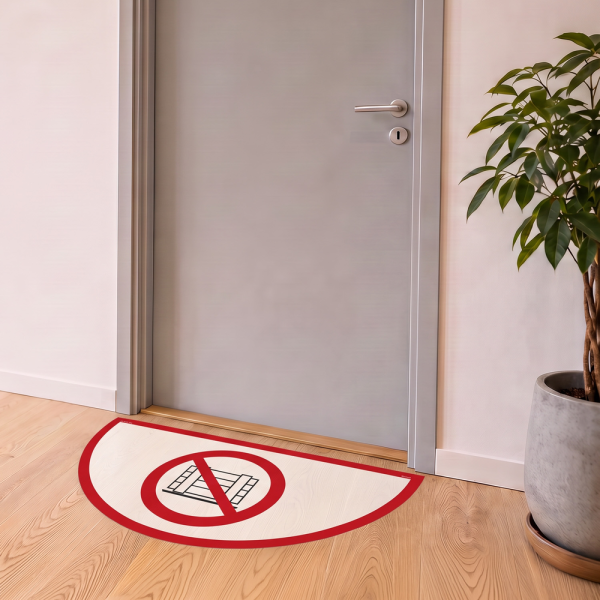 Gods forbudt - Gulvskilt - ISO 7010