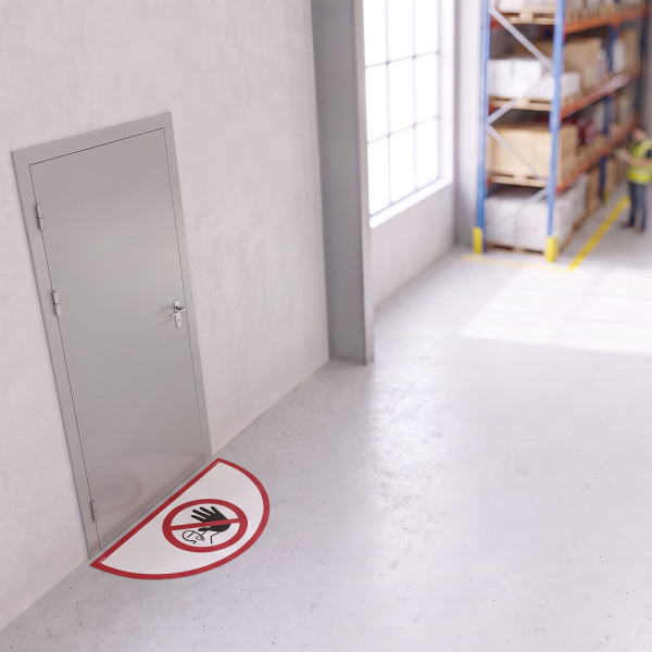 Adgang forbudt - Gulvskilt - ISO 7010