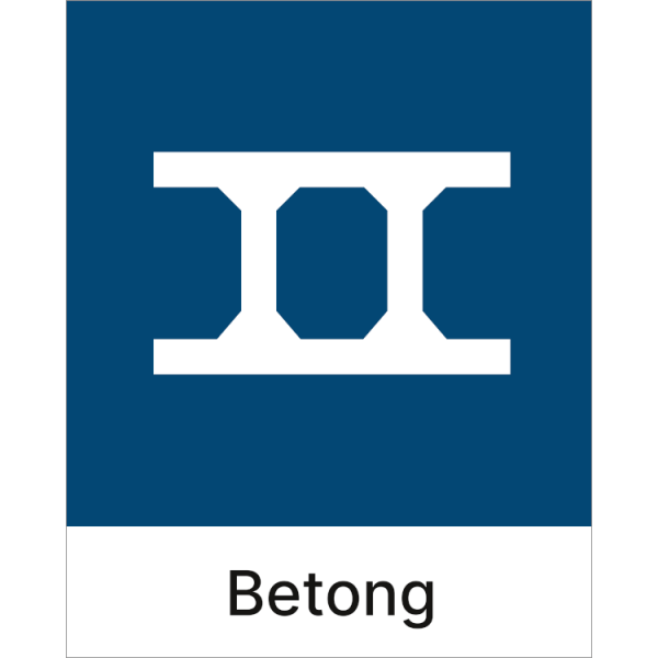 Kildesorteringsskilt Betong