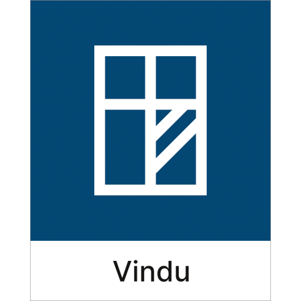 Kildesorteringsskilt Vindu