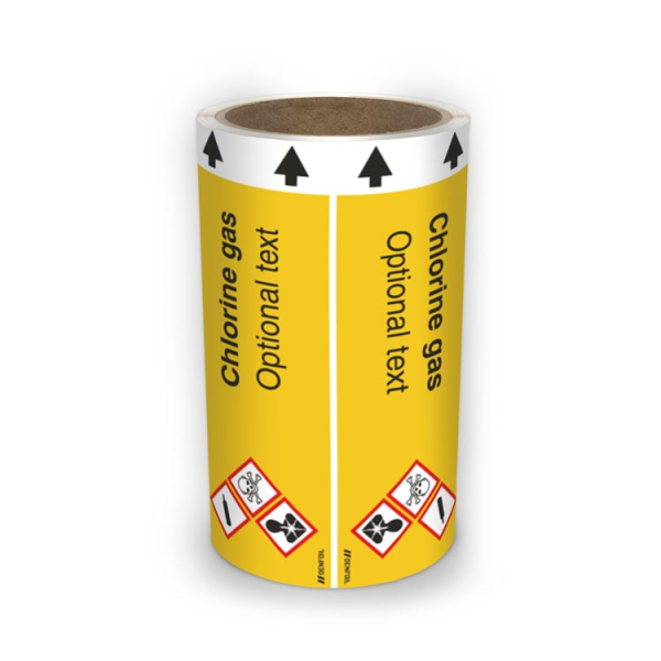 ISO Rørmerking - Chlorine gas (english) ISO 20560