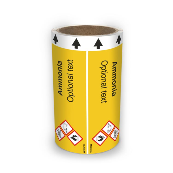 ISO Rørmerking - Ammonia (english) ISO 20560