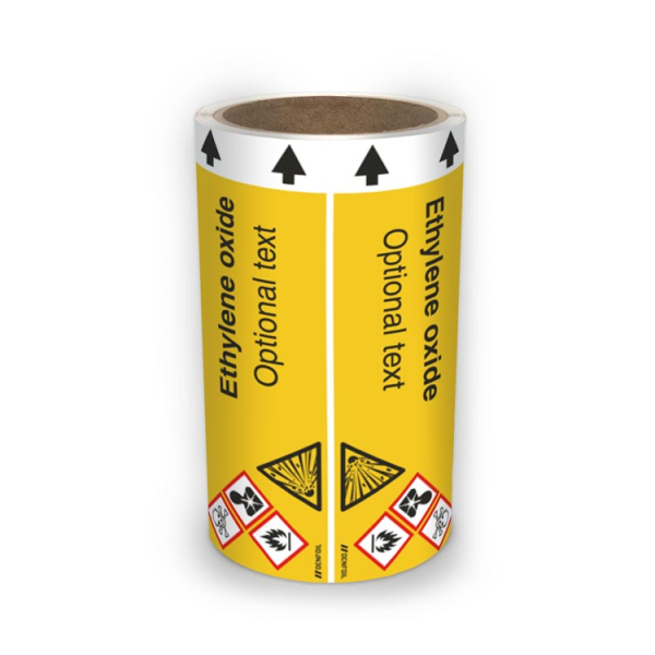 ISO Rørmerking - Ethylene oxide (english) ISO 20560