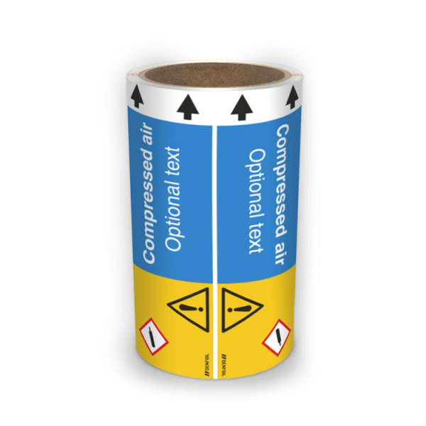 ISO Rørmerking - Compressed air (english) ISO 20560