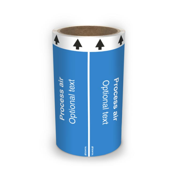 ISO Rørmerking - Process air (english) ISO 20560