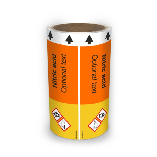 ISO Rørmerking - Nitric acid (english) ISO 20560