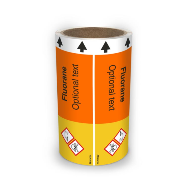 ISO Rørmerking - Hydrogen fluoride (english) ISO 20560