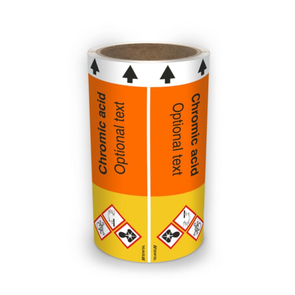 ISO Rørmerking - Chromic acid (english) ISO 20560