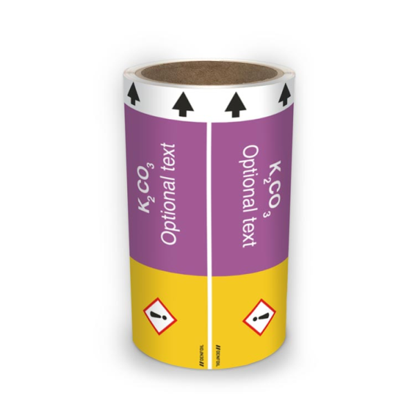 ISO Rørmerking - Potassium carbonate (english) ISO 20560