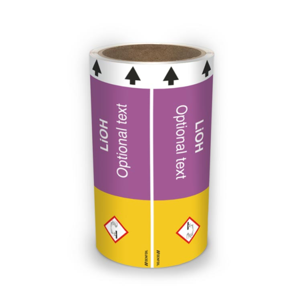 ISO Rørmerking - Lithium hydroxide (english) ISO 20560