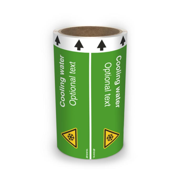 ISO Rørmerking - Cooling water (english) ISO 20560