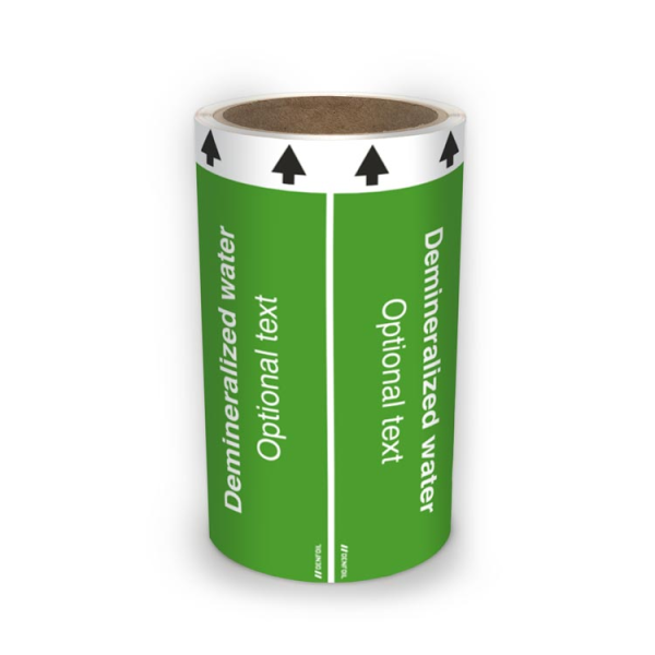ISO Rørmerking - Demineralized water (english) ISO 20560
