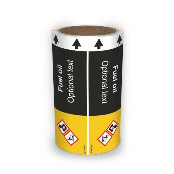 ISO Rørmerking - Fuel oil (english) ISO 20560