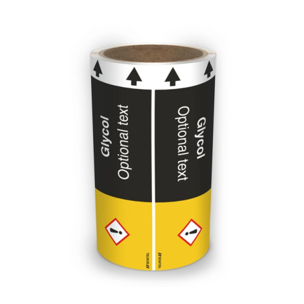 ISO Rørmerking - Glycol (english) ISO 20560