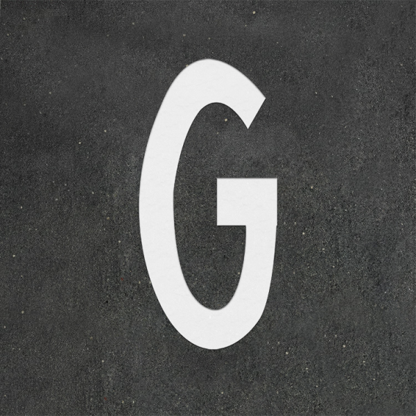 PREMARK Bokstav G - Termoplastisk vegmerking