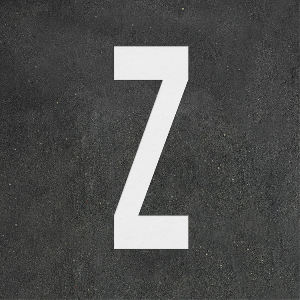 PREMARK Bokstav Z – termoplastisk vegmerking