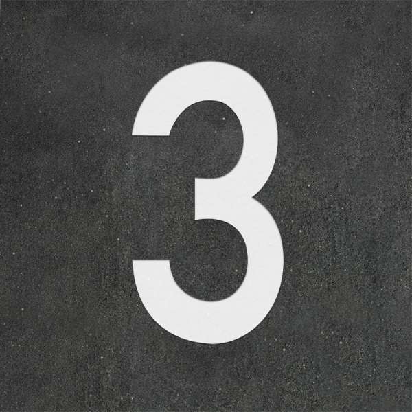 PREMARK Tall 3 - Termoplastisk vegmerking