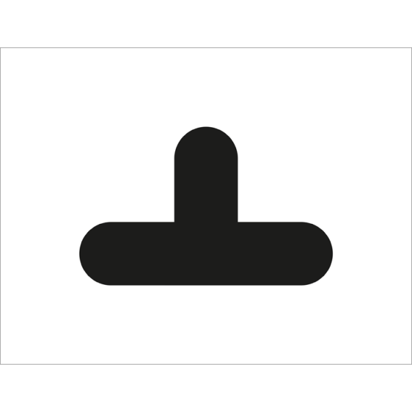 Sjablong for pallmerking (T) - Plast