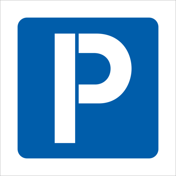 Sjablong for parkering - Plast