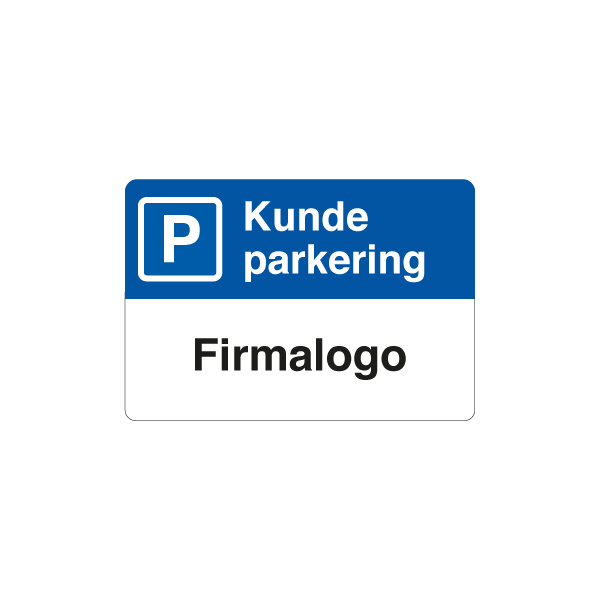 Parkering Kundeparkering KUNDESPECIFIKT - Alu-sandwichplate - 200 x 290 mm