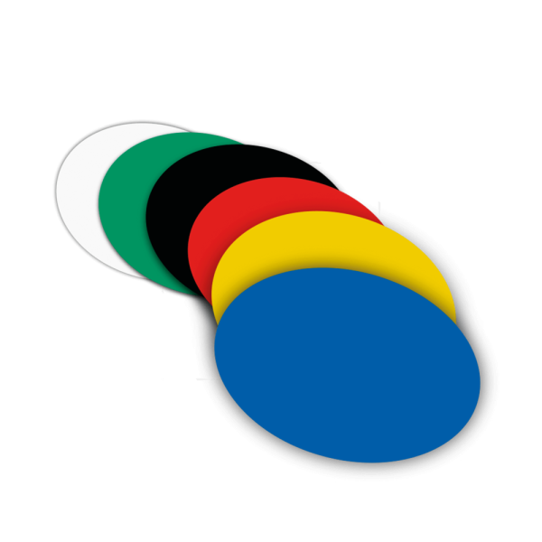 Runde gulvmarkører - Sikkerhetsmerking